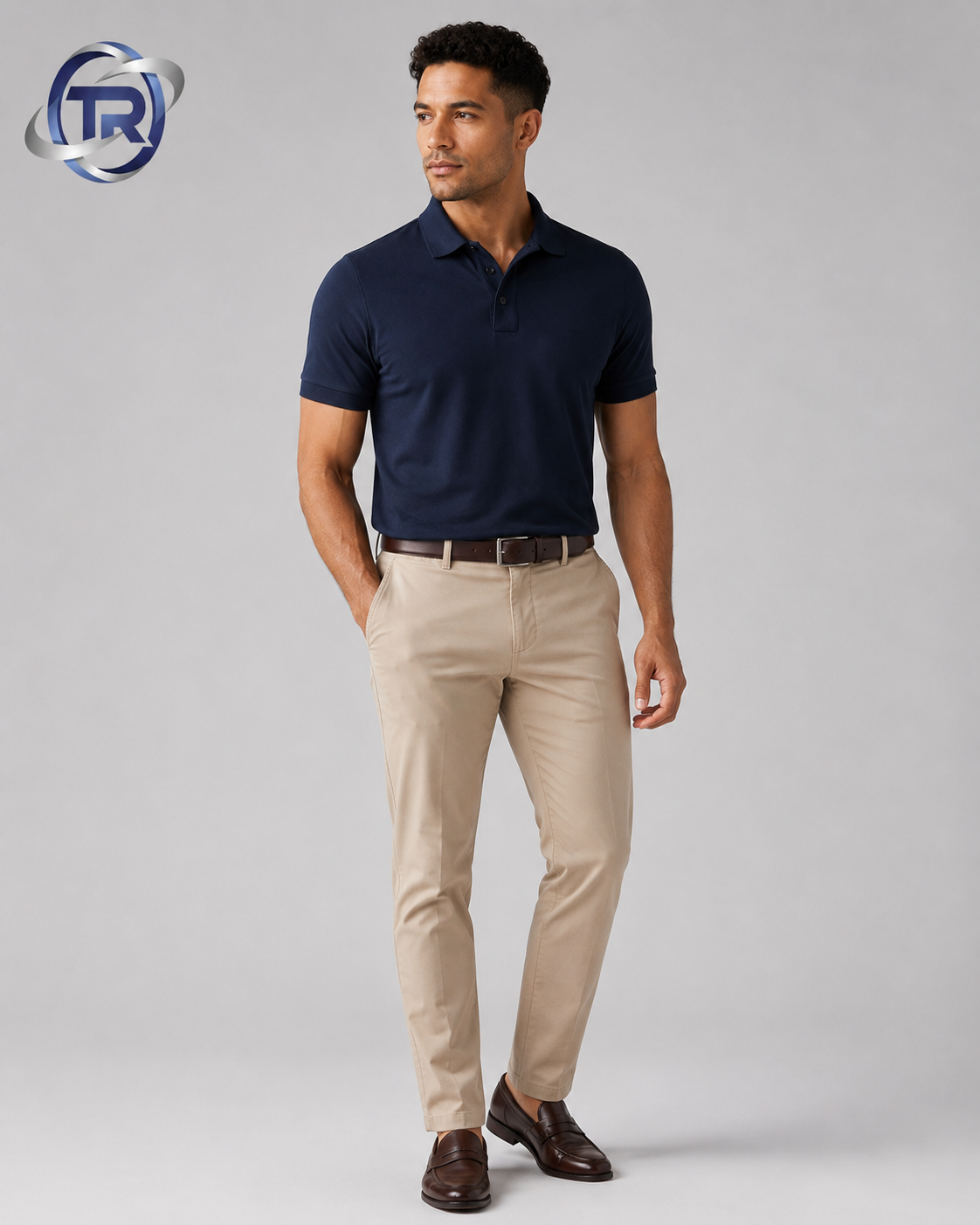Model wearing Men's Chinos