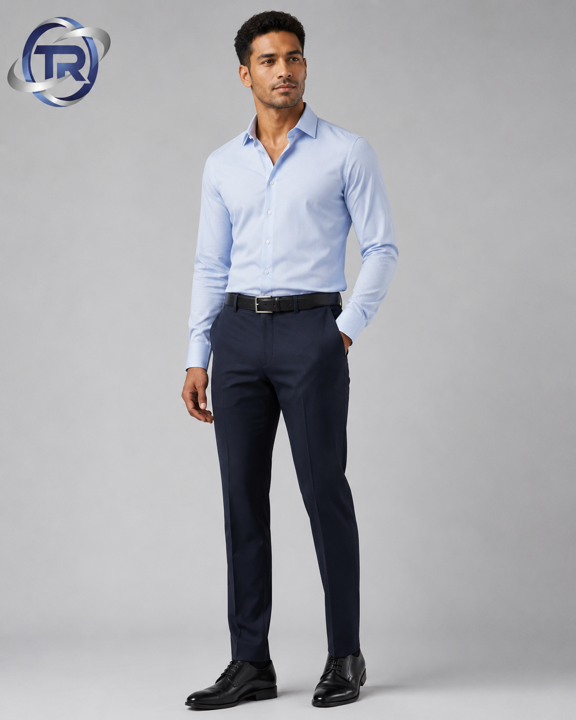 Model wearing Men's Trousers