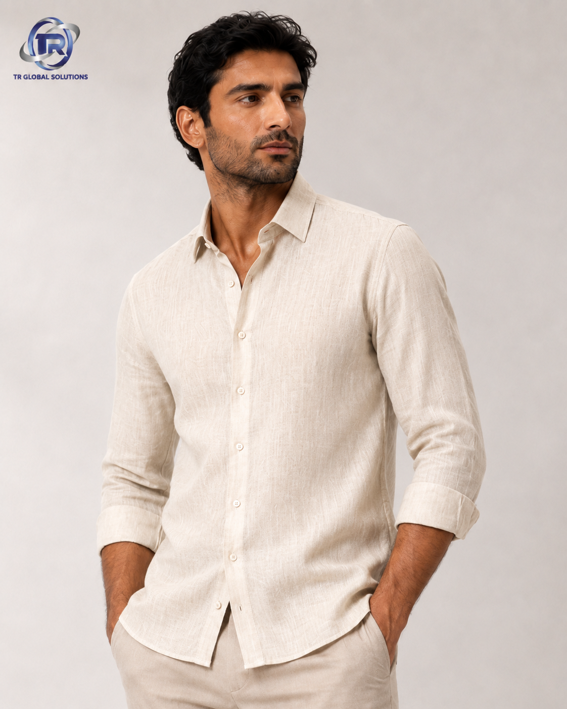 Model wearing Men's Overshirts