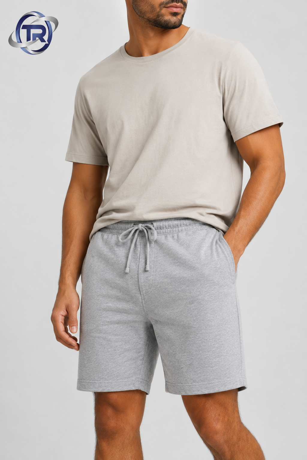 Model wearing Men's Lounge Shorts