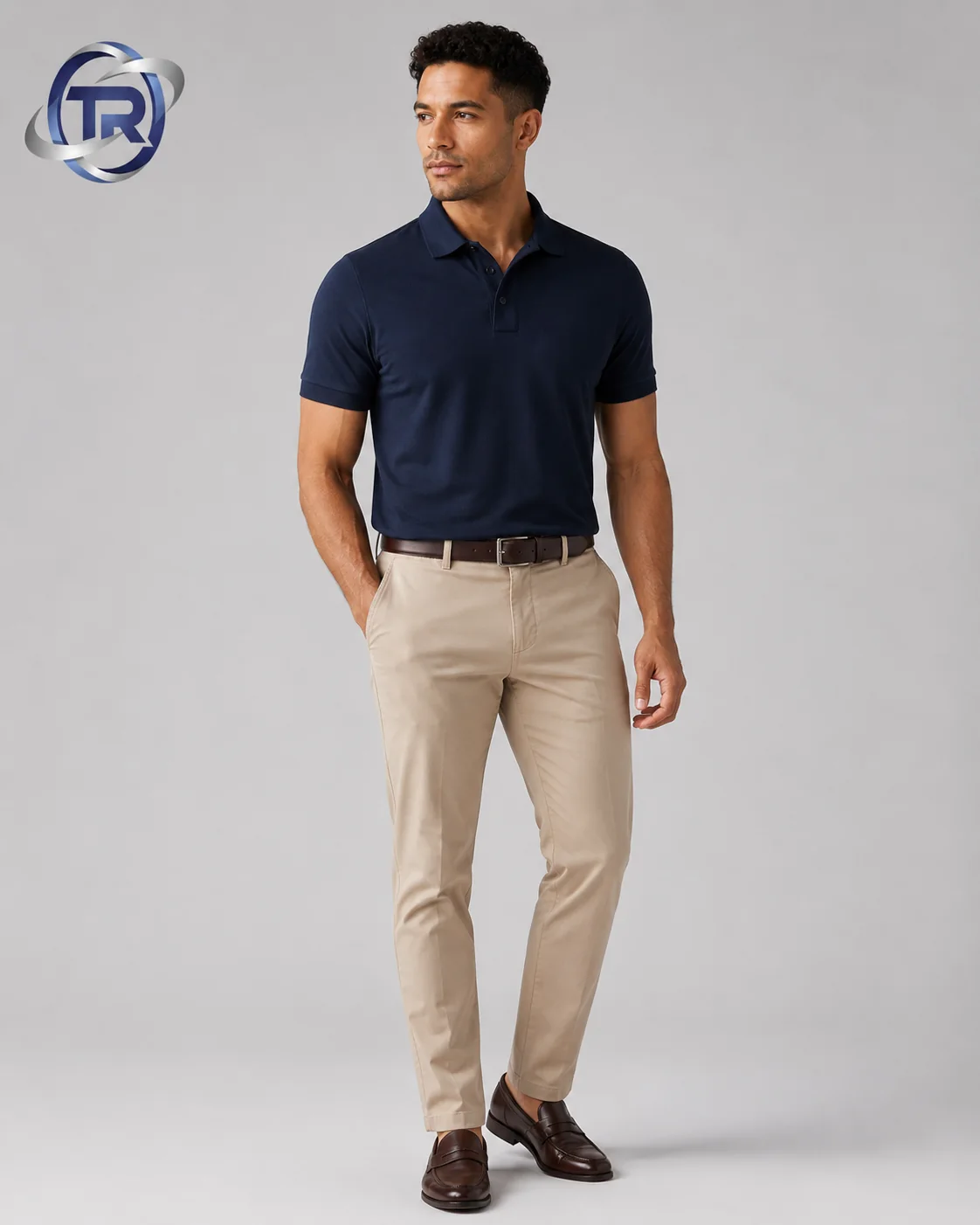 Model wearing Men's Chinos