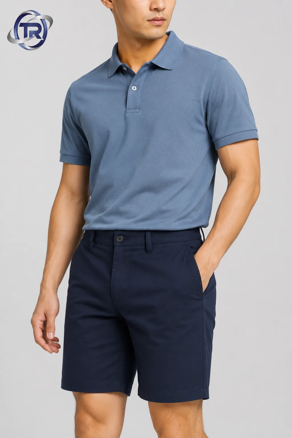 Model wearing Men's Casual Shorts
