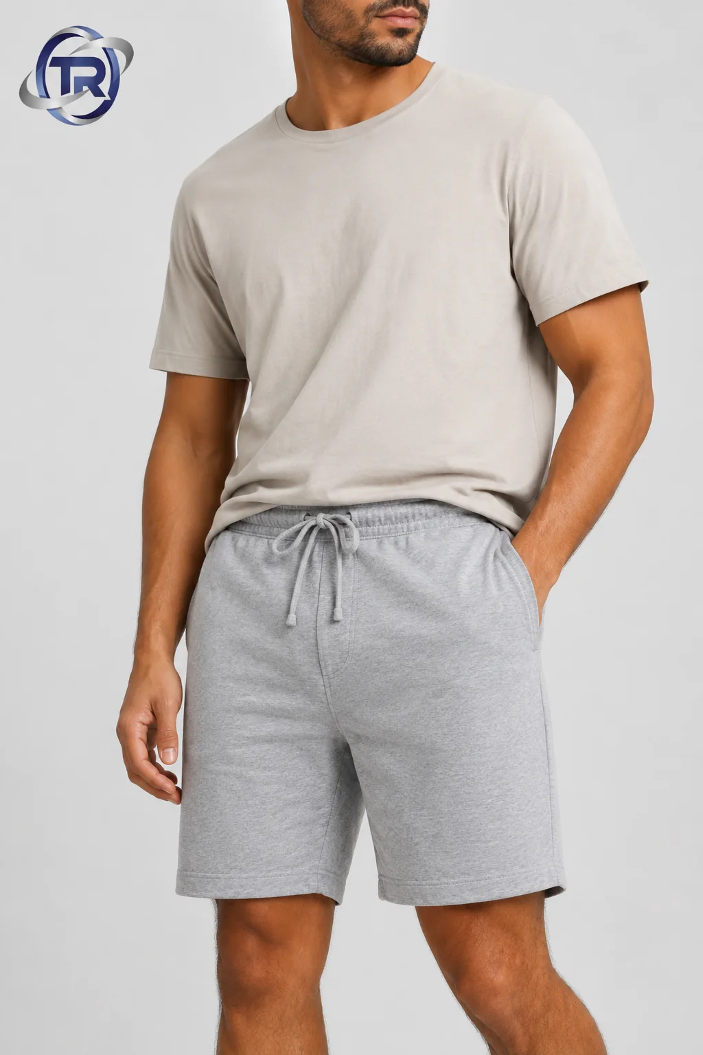 Model wearing Men's Lounge Shorts